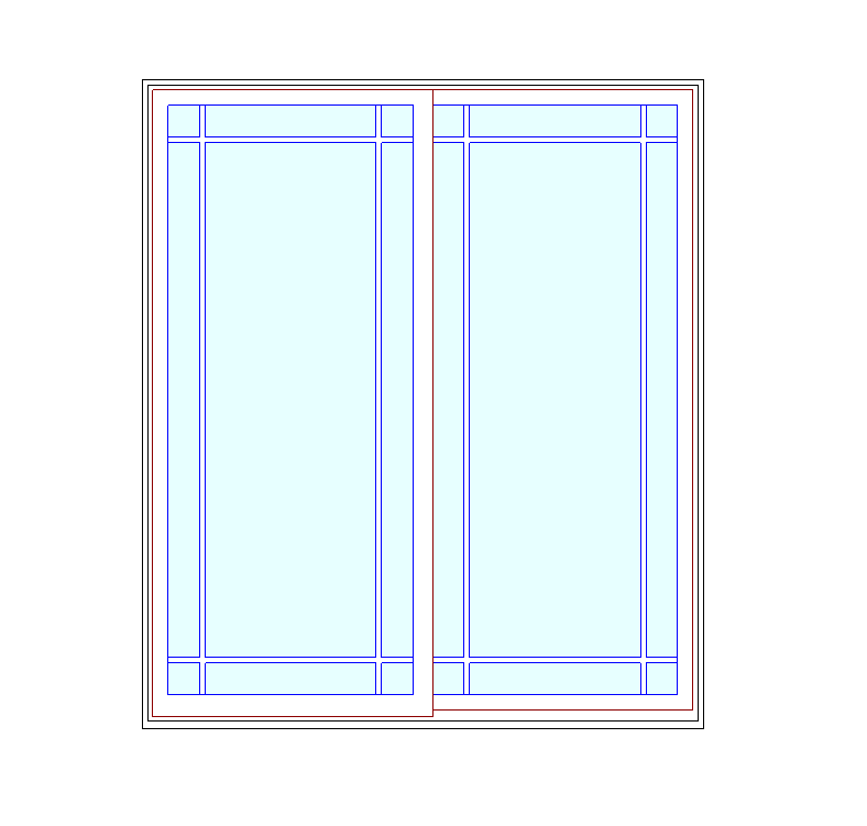 MARVIN Elevate 6'0" X 6'8" Wood Interior Ultrex Fiberglass Exterior Sliding Clear Tempered Low-E2 With Argon Glass 2 Panel Patio Door Grilles/Screen Options